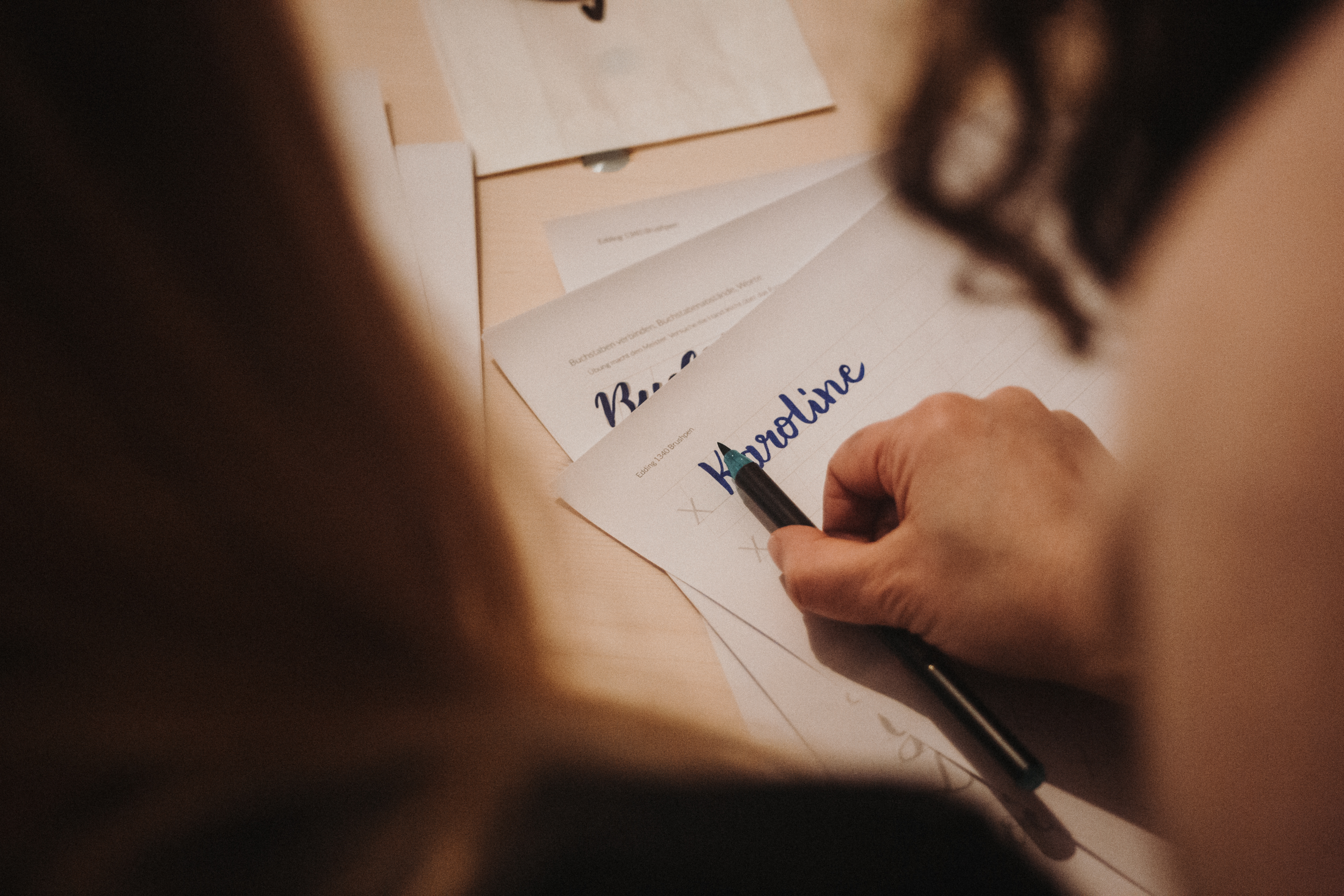 HAndlettering workshop kreativ Emma Mendel